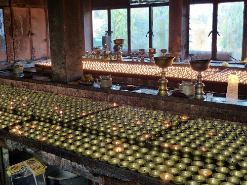 Bodhgaya; Mahabodhi temple; vue générale du site