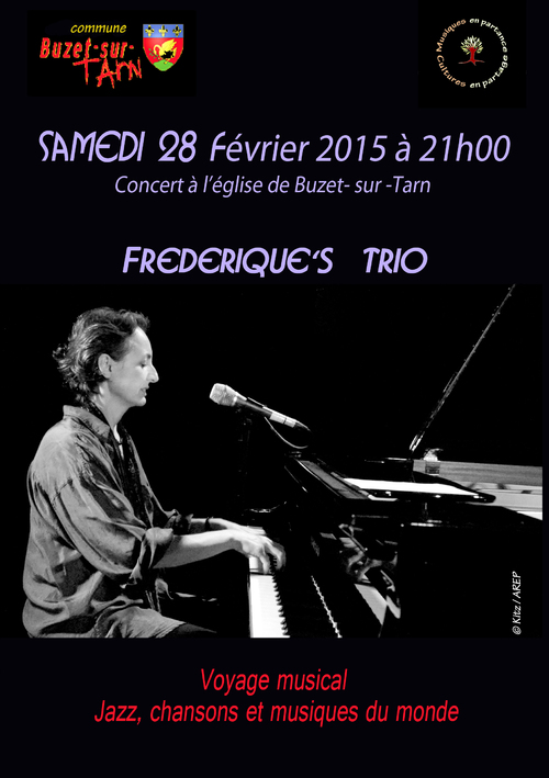 Annonce : Frederique's Trio à Buzet (31) le 28 février 2015