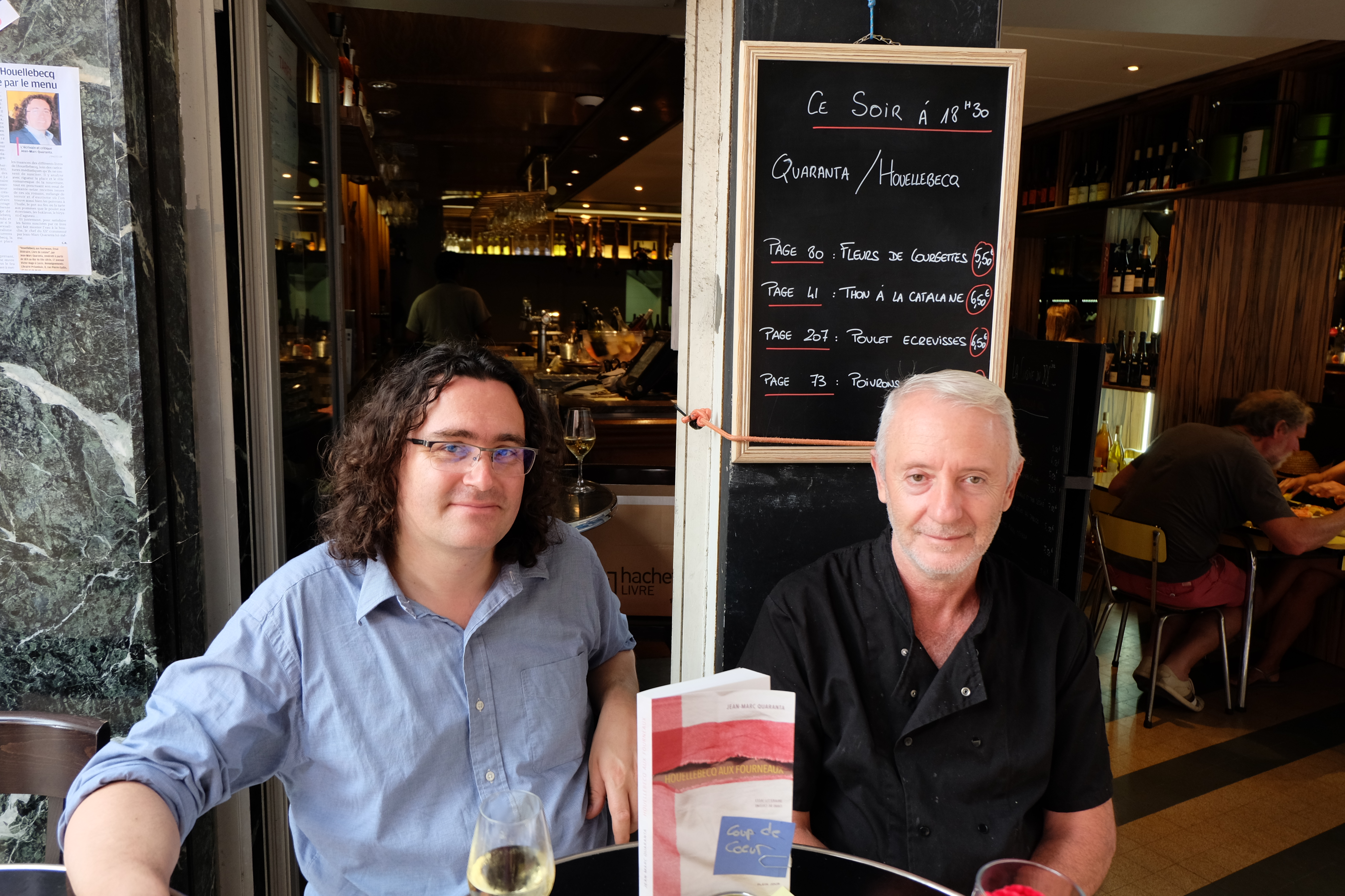 Cassis: Les menus de Houellebecq au Bar du XXe siècle - claude2k6, un blog  à Cassis