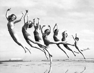 dance ballet russian ballet beach vintage 