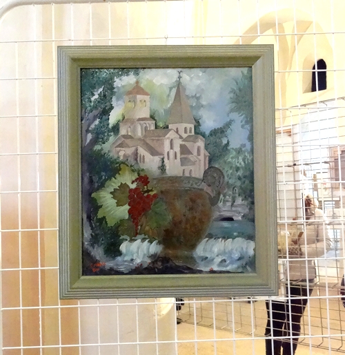 La Section Peinture des  Amis du Châtillonnais a exposé à Saint Vorles pour la Saint Vincent tournante des Crémants de Bourgogne ...