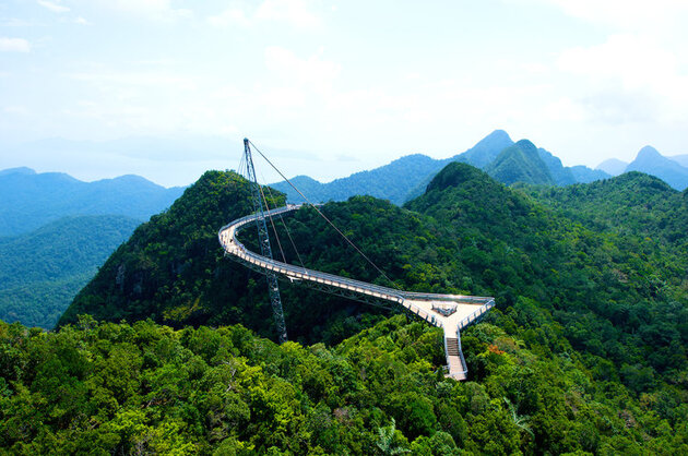 Le Langkawi Sky Bridge en Malaisie