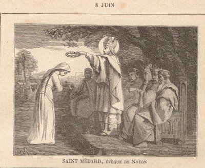 Saint Médard de Noyon. Evêque († 560)