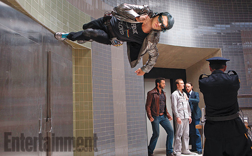 X-Men : Quicksilver court sur les murs sur la nouvelle photo