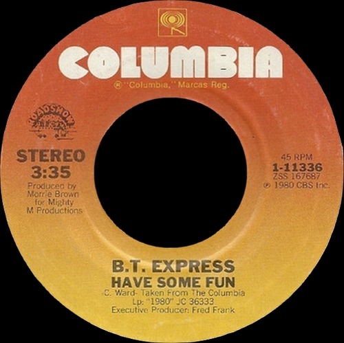 B.T. Express : Album " 1980 " Columbia Roadshow Records JC 36333 [ US ]