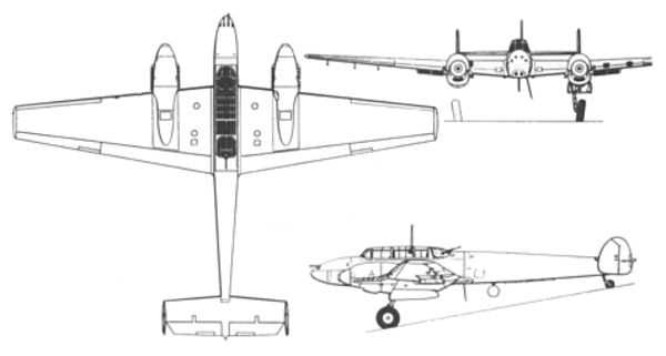 Messerschmidt BF 110 modèle C