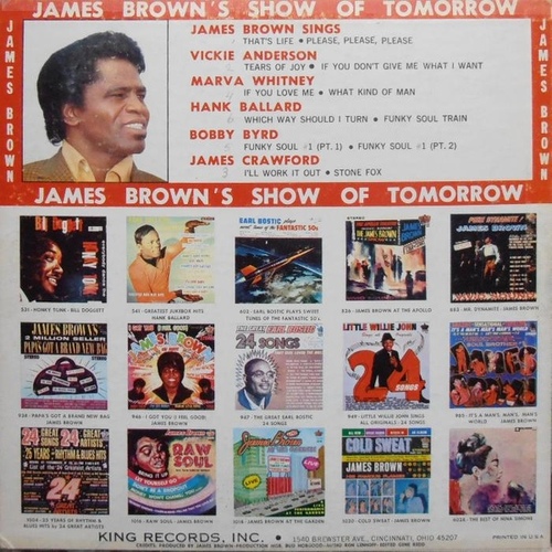 1968 James Brown : Album " James Brown Presents His Show Of Tomorrow " King Records K 1024 [ US ]