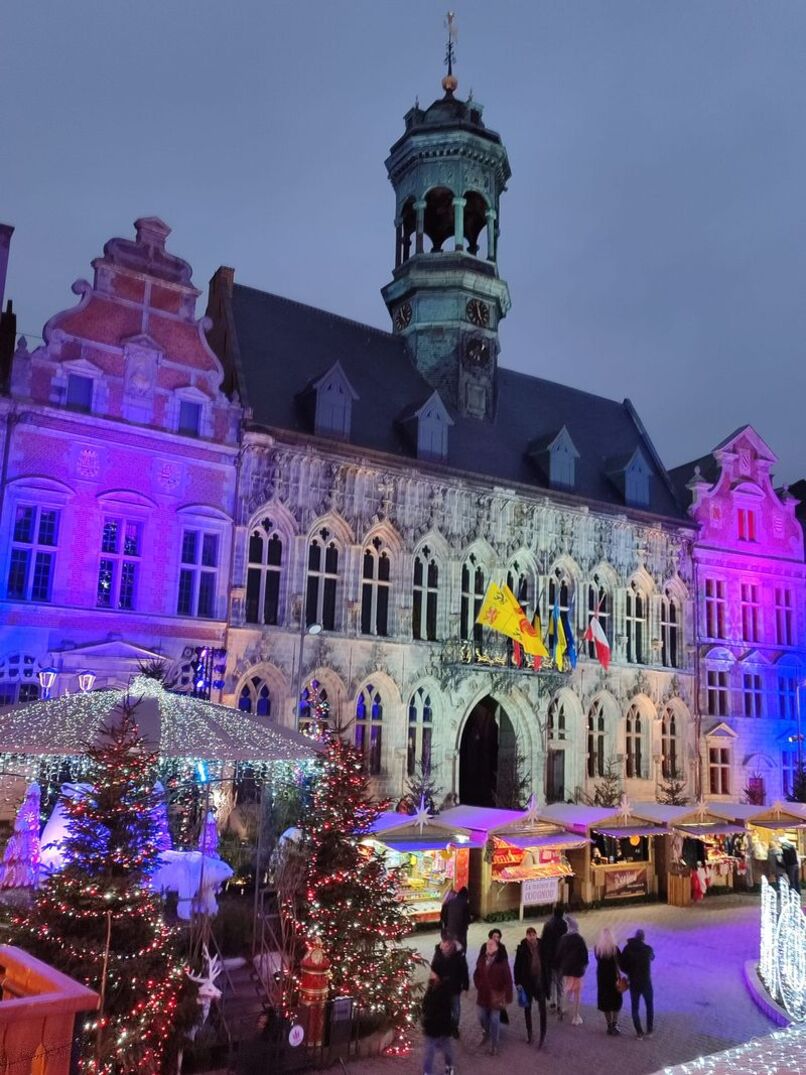 Marché Noël Mons Belgique.