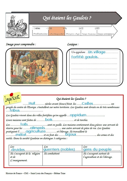 Séquence 3 - L'Antiquité // H13 : Qui étaient les Gaulois ?