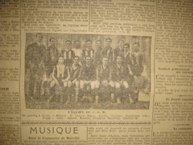 Le FC Blida champion de la division d\'Honneur