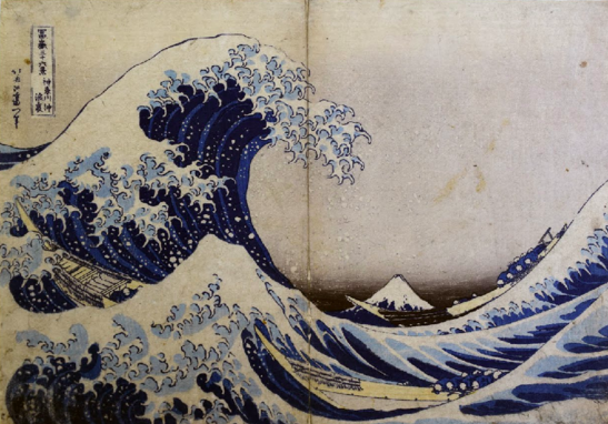 la grande vague de hokusai
