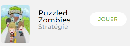 Option d'accès au jeu « Puzzled Zombies »