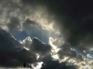 nuages contre jour avril