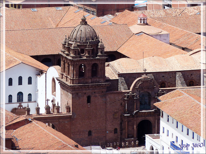 Quelques églises de Cuzco vues du sommet de la forteresse de Sacsayhuamán - Pérou