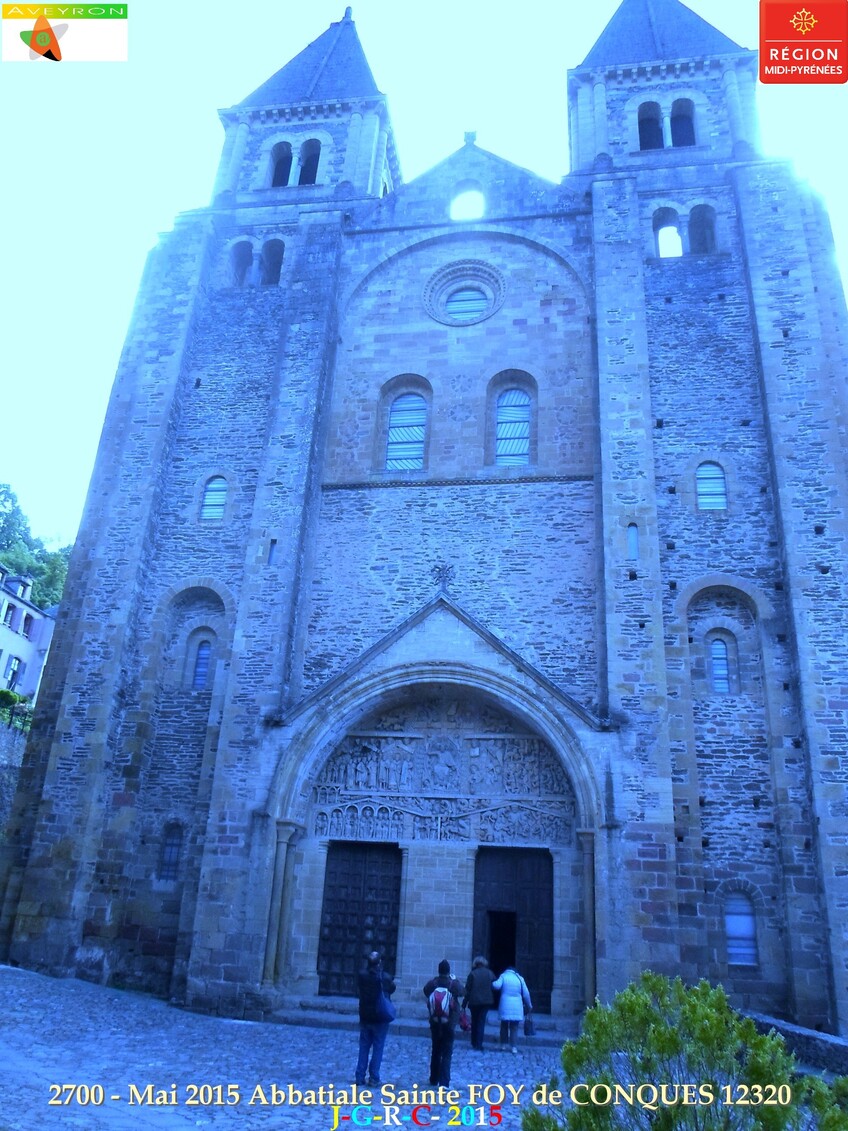 Abbatiale Sainte FOY  de CONQUES  1/2     MAI  2015  D 24/09/2015