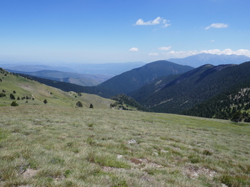 Vue vers l'Est et le Roussillon 