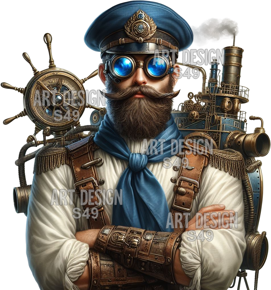 Pack Complet Steampunk La Marine bleue n°4