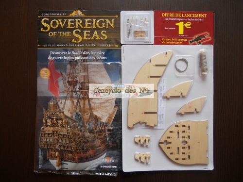 Nouvelle collection : Altaya - N° 1 Construisez le Sovereign of the seas