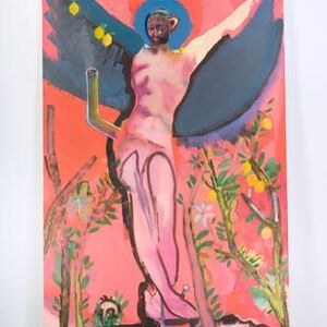 Alessandro Pessoli, Cristo che brucia tra i limoni, 2009