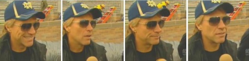 JON BON JOVI AT NOTRE DAME FOOTBALL - OCT 20/2012