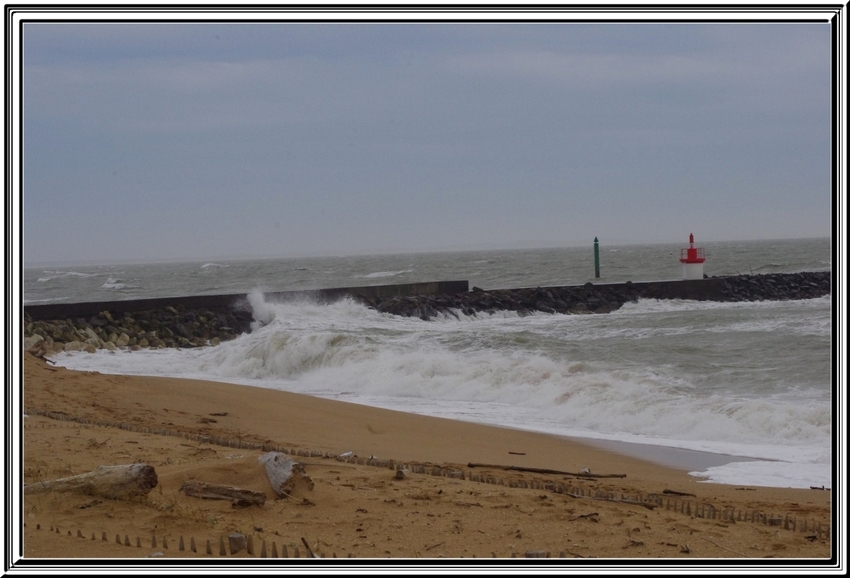 la Cotinière pendant les tempêtes de début février 2014