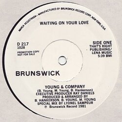Young & Company - Waiting On Your Love