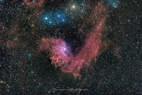 IC 405 - La nébuleuse de l'étoile flamboyante - 14 février - Barbentane (13570)