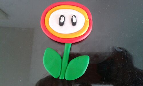 Tuto fimo n°1: fleur de feu Mario 