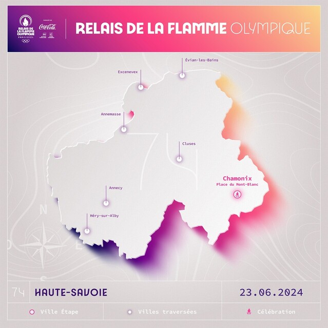 JO 2024 : La flamme olympique passera en Haute-Savoie, voici son parcours |  Actu Haute-Savoie