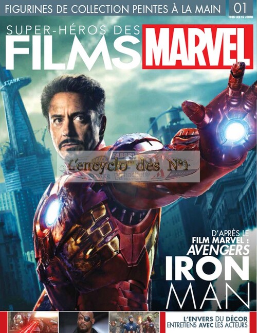 N° 1 Figurines super-héros des films Marvel - Lancement 