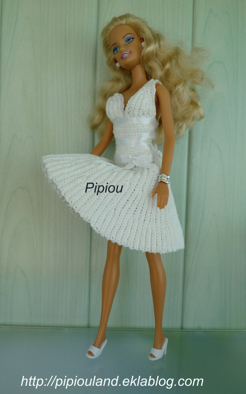 Mes créations robes au crochet pour Barbie ( 6)