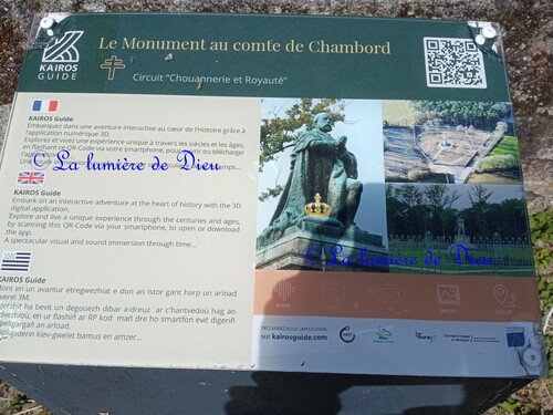 Sainte-Anne d'Auray, le monument du comte de Chambord