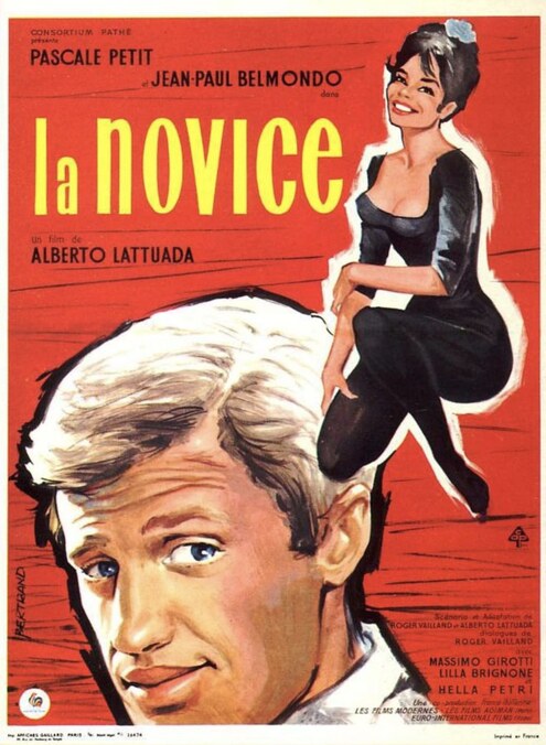 La Novice de Alberto Lattuada (avec Pascale Petit, Jean-Paul Belmondo,  Massimo Girotti, Hella Petri, Lilla Brignone...) 1960