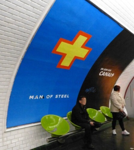 affiche canal + cinéma Man of steel
