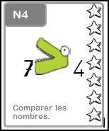 N4: Comparer  les nombres