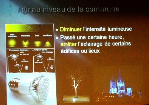 "Pollution lumineuse, impacts sur la faune", une conférence de Julien Taisne  pour l'Association Culturelle Châtillonnaise...