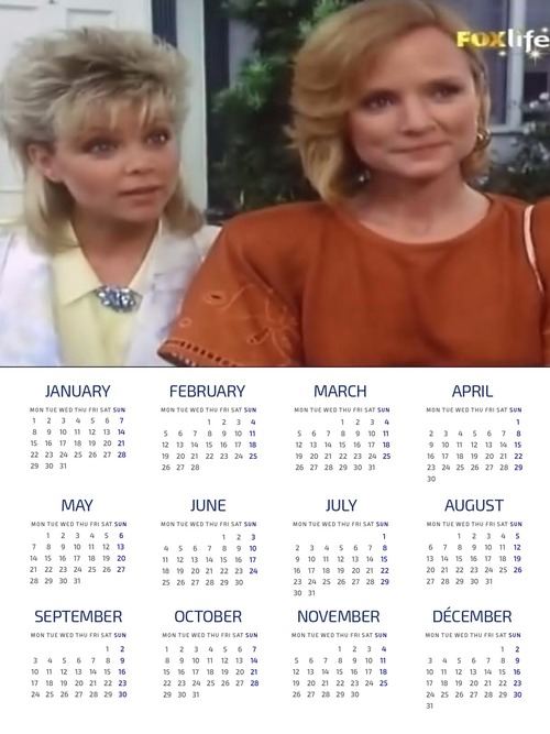 Calendriers anglais /English calendars.