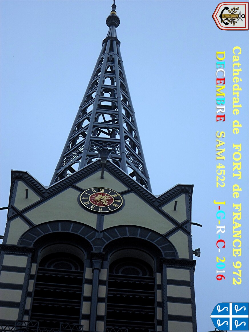      EGLISE DE MARTINIQUE:  Cathédrale de FORT de FRANCE    5/5       D      27/05/2017     