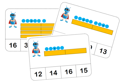 Cartapinces de numération avec Picbille