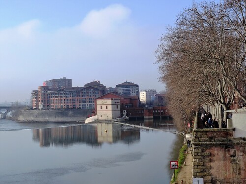 Toulouse: le long de la Garonne