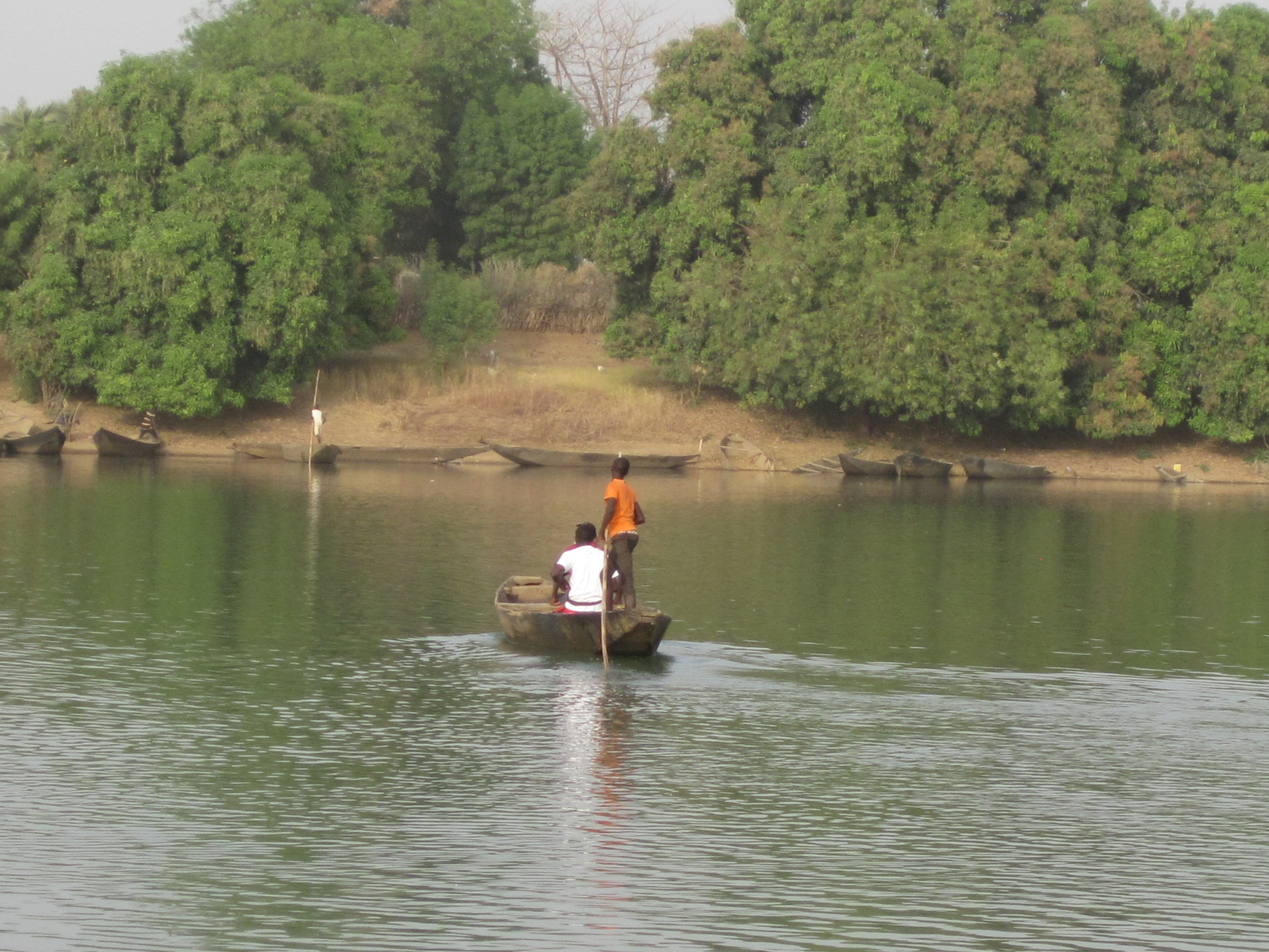 Depuis le bac à Bafoulabé