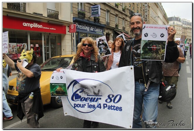 Manifestation du 3 Juin 2017 à Paris .... contre les tirs sur les loups et la chasse