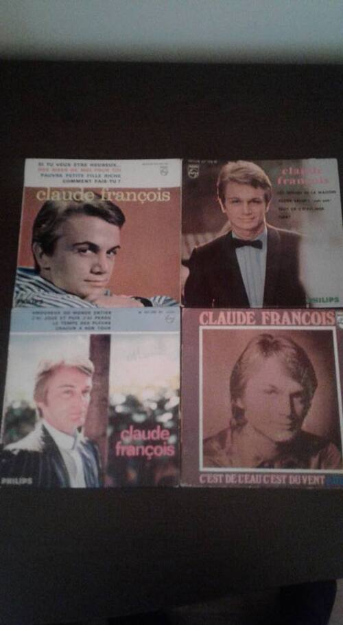 Claude François mes nouveaux achats 45 tours