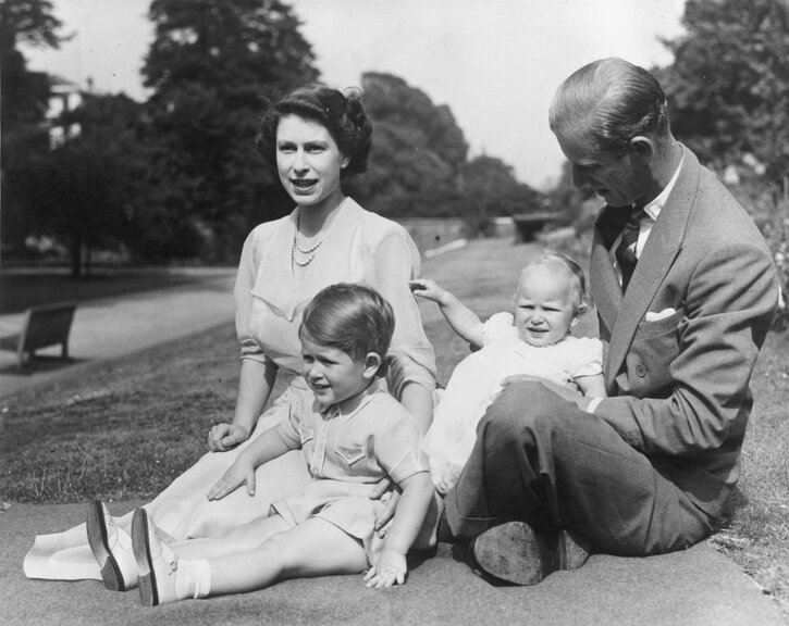 La famille royale en 1951