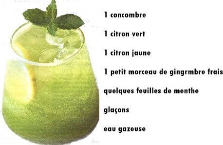Mocktail vert healthy