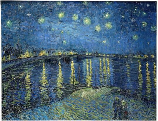 Nuit étoilée sur le Rhône - Van Gogh