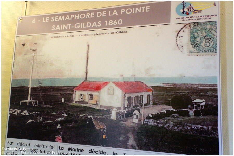 Exposition au sémaphore de la Pointe St Gildas à Préfailles