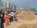 O Festival de esculturas na areia