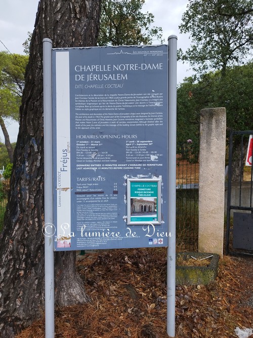 Fréjus, la chapelle Notre-Dame de Jérusalem