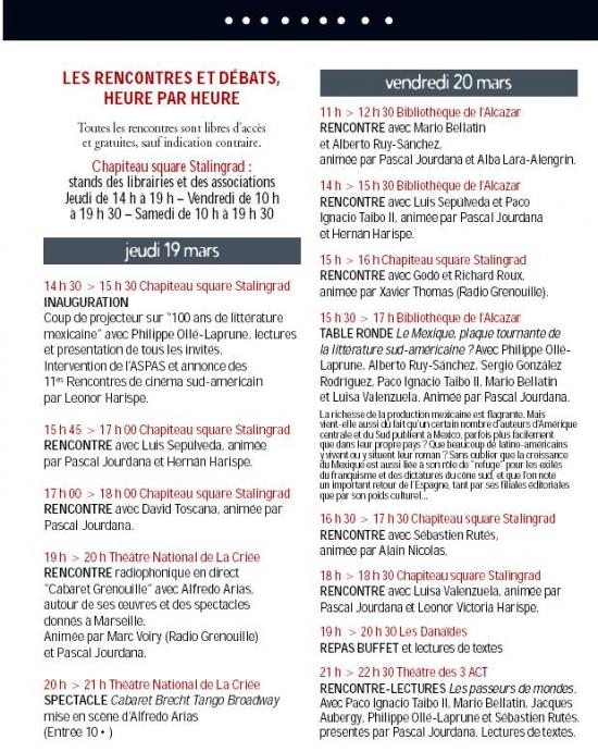 rencontres du cinema sud americain